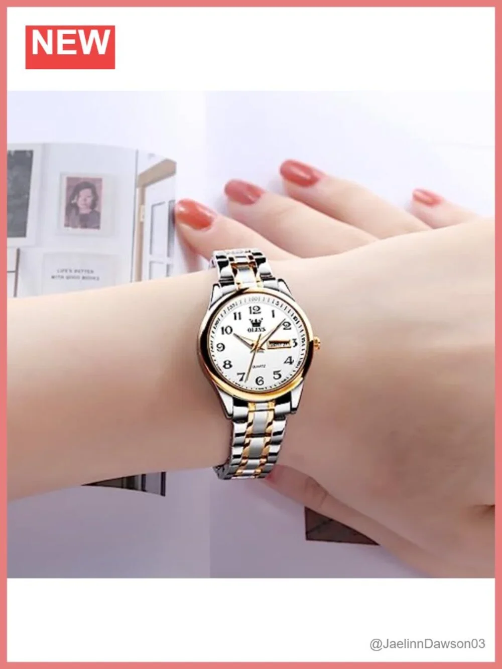 Women's Quartz Wrist Watch Stainless Steel Water Resistant Luminous